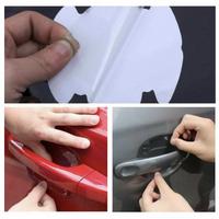 8 Adet Araba Kapı Kolu Koruyucu Çizilme Önleyici Şeffaf Sticker Film Koruma Seti