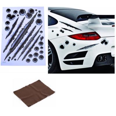 Araç Sticker Seti Yara Bere Oto Sticker Yara Şeklinde 3D