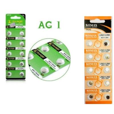 Buton Pil - Saat Lazer Hesap Makinesi Pili 10lu Paket AG1 LR621/LR60 1.55V