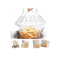 Çok Fonksiyonlu Pratik Süzgeç Katlanır - Kızartma Haşlama Aparatı -Chef Basket