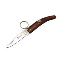 Columbia Okapi GC2079C Kahverengi Kamp Çakı 16,5cm - Manuel, Kemerlikli, Ahşap Sap