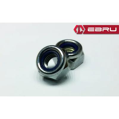 Ebru Altıköşe Fiberli Somun M6 - 100 Adet