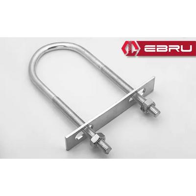 Ebru U Civata, Karşılık Demiri + Somunlu - M8x35 - 2 Set