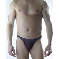 Erkek Daire Desenli Brazillian Slip