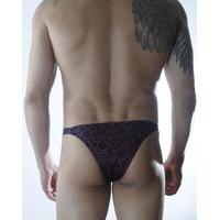 Erkek Daire Desenli Brazillian Slip