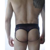 Erkek Daire Desenli Fantezi Jockstrap