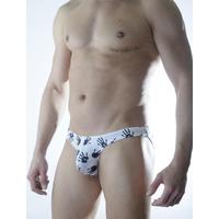Erkek El Desenli Slip İç Çamaşırı