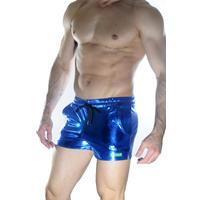 Erkek Mavi Lame Short