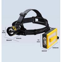 F.B.I Pro F-3003 Alüminyum PM10-TG LED Type-C Powerbank ve Solar Şarjlı Kamp Kafa Feneri