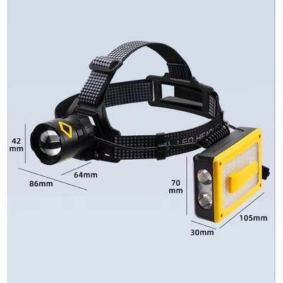 F.B.I Pro F-3003 Alüminyum PM10-TG LED Type-C Powerbank ve Solar Şarjlı Kamp Kafa Feneri
