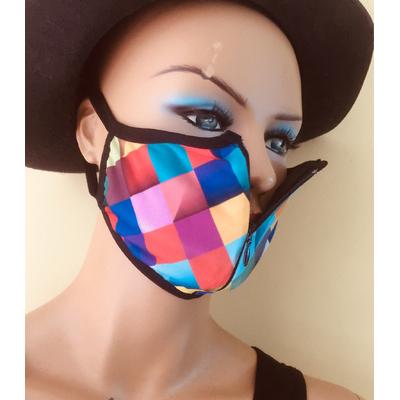 Fermuarlı 2 Katlı Maske