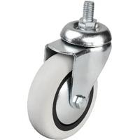 Hts 352 - 75x25 mm PVC Makaralı Vidalı Teker 4 Adet