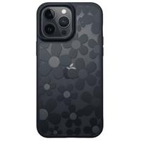 iPhone 16 Pro Max Çiçekli Kılıf Bağlama Aparatlı Siyah