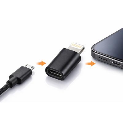 iPhone 5s Uyumlu Android Micro USB Şarj Kablosunu iPhone Lightning e Çevirici