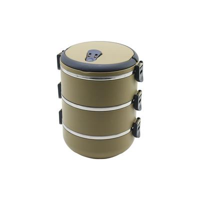 KAHVERENGİ 3LÜ SEFER TASI SAKLAMA KABI 1.8LT