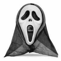 Kapşonlu Çığlık Maskesi Scream Maskesi - Hayalet Maskesi 33x21 cm