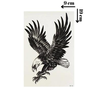 Kartal Geçici Dövme Şablonu - FF037