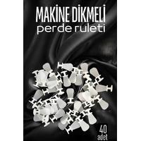 Makine Dikmeli Perde Düğmesi Perde Ruleti Perde Düğmesi 40 Adet