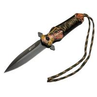 Mtech 4267 Çok Renkli Kamp Çakı 21cm - Yarı Otomatik, İpli, Kemerlikli