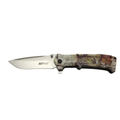 Mtech 465 Kamp Çakı 21cm - Yarı Otomatik, Kemerlikli, Plastik Sap