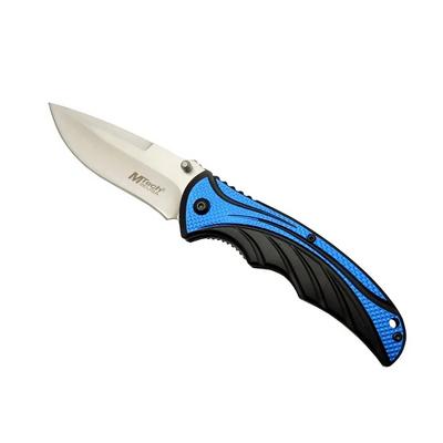 Mtech Handsome 454 Mavi Kamp Çakı 20cm - Yarı Otomatik, Kemerlikli