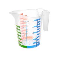 Ölçü Kabı Dereceli Renkli 1000 ML + 500 ML Set