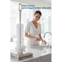 Premium Lüks Şişe ve Biberon Fırçası - Ultra Dayanıklı Profesyonel Temizlik & Kristal Parlaklık