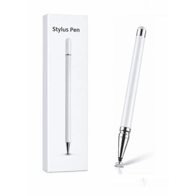 Samsung S26 EDGE Uyumlu Dokunmatik Stylus Kalem Disk Uçlu Hassas Beyaz Tablet Telefon Çizim Kalemi