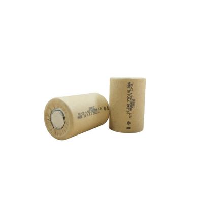 Sertec 1.2V Ni-Cd  4/5 SC 1000 Mah Kağıt Şarjlı Pil 3C (Başsız/Flat Head)