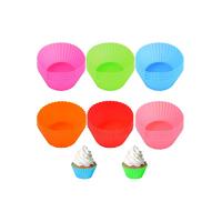 Silikon Muffin Kalıbı - Sürekli Kullanım Muffin Kek Kalıbı 6 ADET