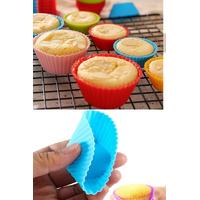 Silikon Muffin Kalıbı - Sürekli Kullanım Muffin Kek Kalıbı 6 ADET