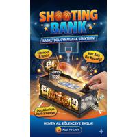 Şımartan Eğlenceli Basket Atmalı Basketbol Kumbara