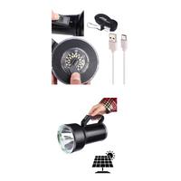 Taşınabilir Solar Şarjlı LED Fener Powerbank Özellikli Kamp ve Acil Durum İçin Süper Parlak Işık