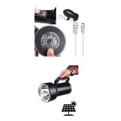 Taşınabilir Solar Şarjlı LED Fener Powerbank Özellikli Kamp ve Acil Durum İçin Süper Parlak Işık