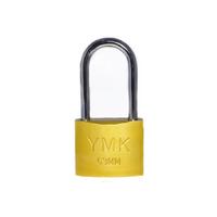 YMK Eko Sarı Boyalı Uzun Kancalı Asma Kilit 32mm