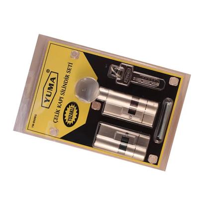 Yuma 68mm Mandallı Çelik kapı Tuzaklı Barel Seti - Sarı