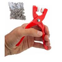 Yuvarlak Halkalı Kuş Gözü Pensesi 9.5 Mm - Bebek Elbise Çıtçıt Montaj Seti 100Lü