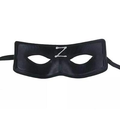 Zorro Maskesi Arkadan Lastikli Z Baskılı